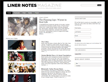 Tablet Screenshot of linernotesmagazine.com